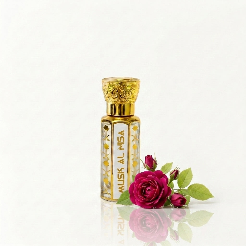 White Oud & Musk Al Nisa Duo Attar Couple Gift Set