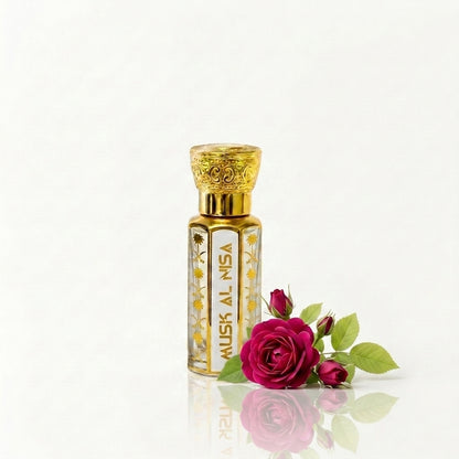 White Oud & Musk Al Nisa Duo Attar Couple Gift Set