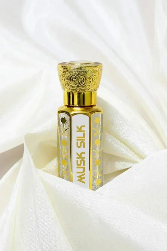 Musk Silk Attar 12ml — soft powdery silk musk attar for women by Oud Al Aziz Pakistan
