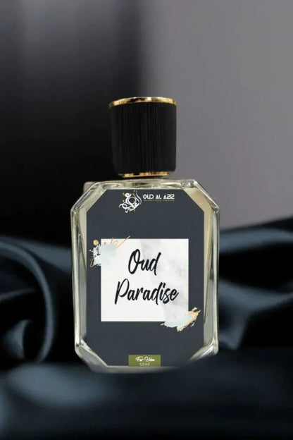 Oud Paradise EDP 50ml — royal Arabic oud and saffron eau de parfum for men by Oud Al Aziz Pakistan
