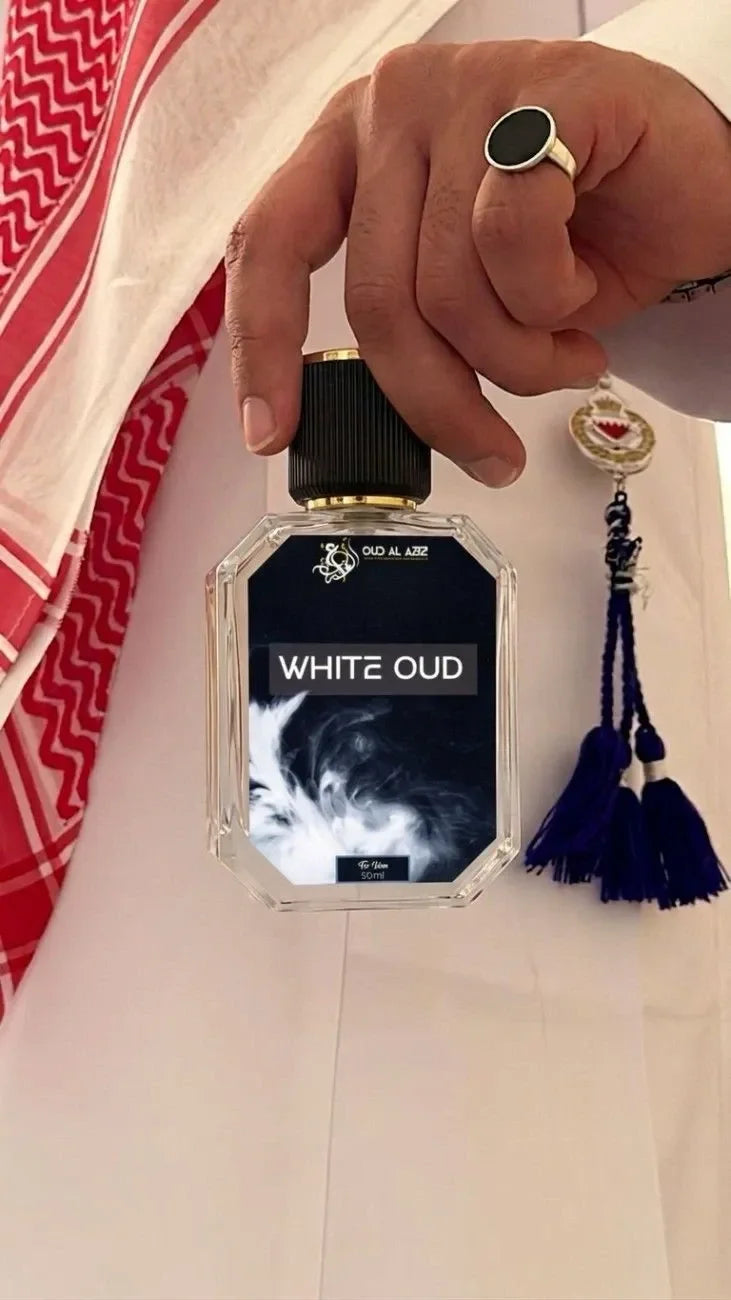 White Oud EDP 50ml — luxury Arabic oud eau de parfum for men by Oud Al Aziz Pakistan
