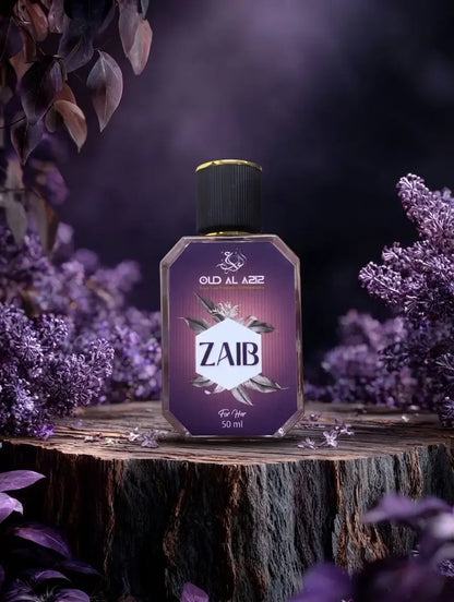 Zaib EDP 50ml — confident luxury rose and blackcurrant eau de parfum for women by Oud Al Aziz Pakistan
